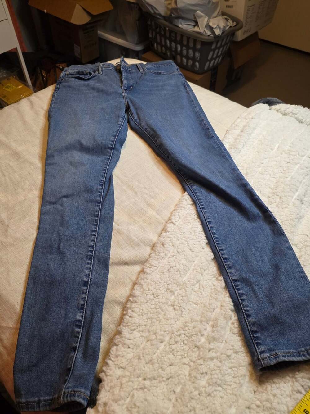 Levi's Women's Blue Denim Skinny Jeans